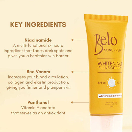 Belo SunExpert Whitening Sunscreen Dewy demure Australia