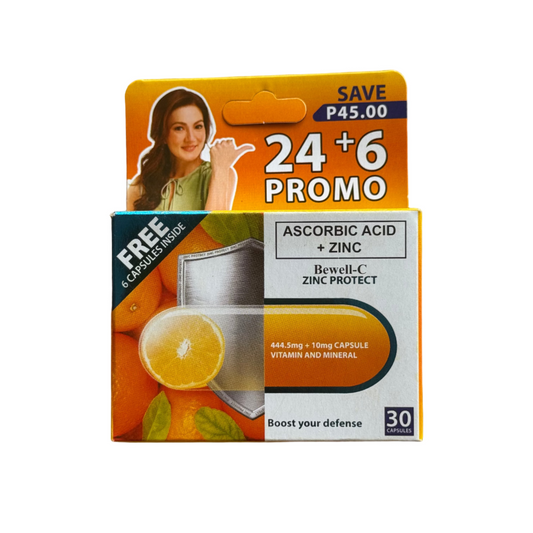 Supplement package with promotional text on a brown background