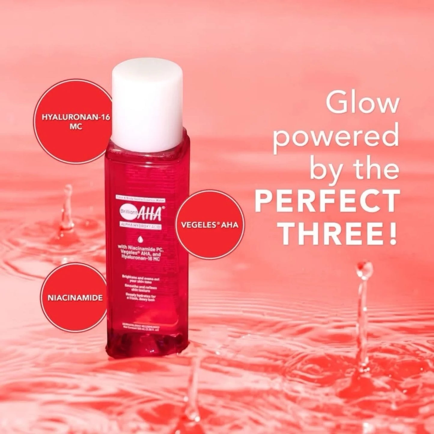 Brilliant Skin Essentials AHA Gentle Essence Water Facial Toner