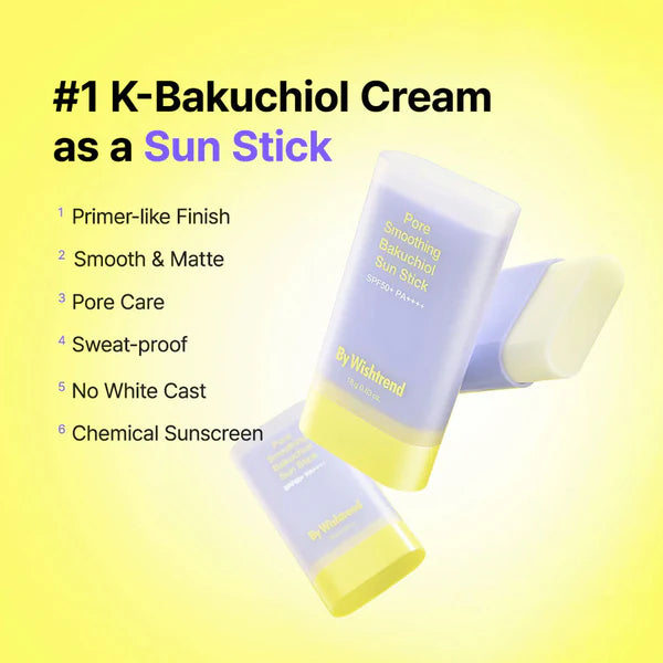 By Wishtrend Pore Smoothing Bakuchiol Sun Stick Dewy Demure Australia