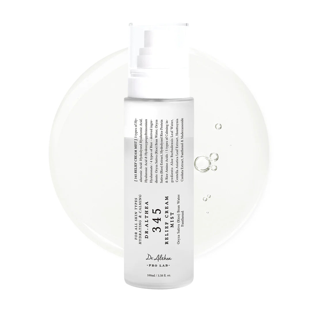 Clear bottle with a white label on a white background