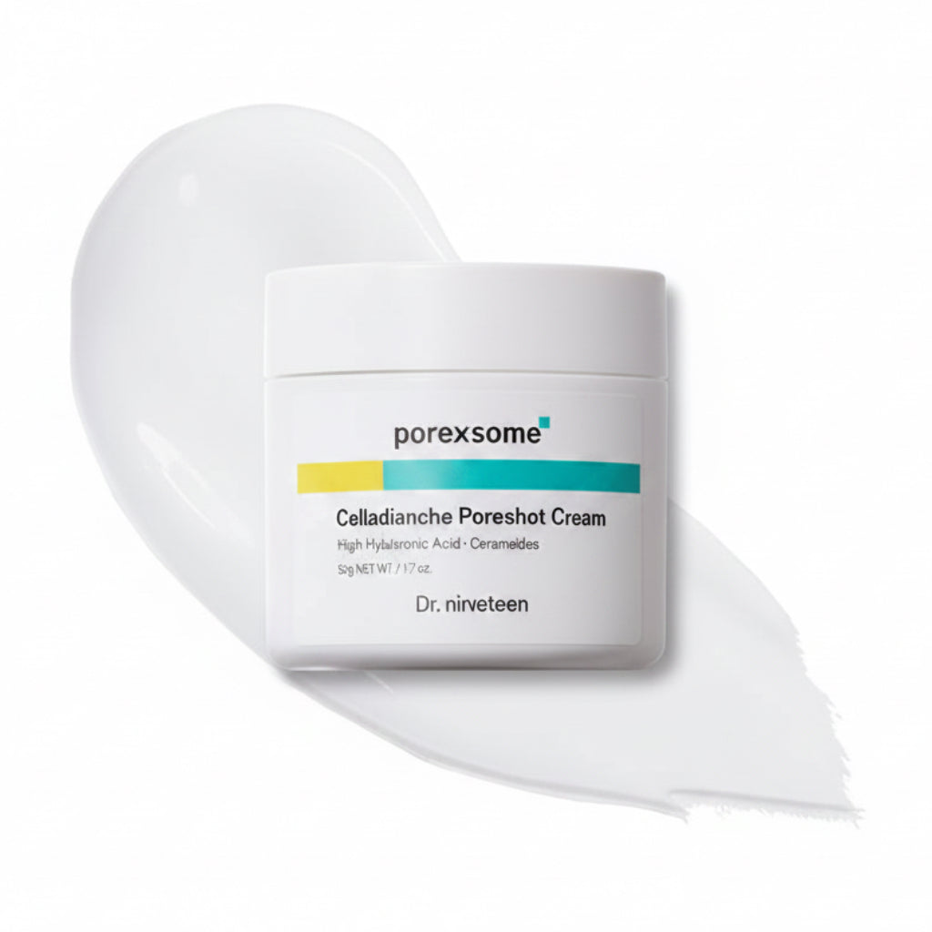Jar of Permed Calming Facial Cream on a white background