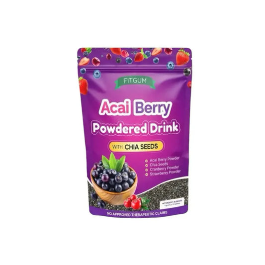 Fitgum Acai Berry Powdered Drink Dewy Demure Australia