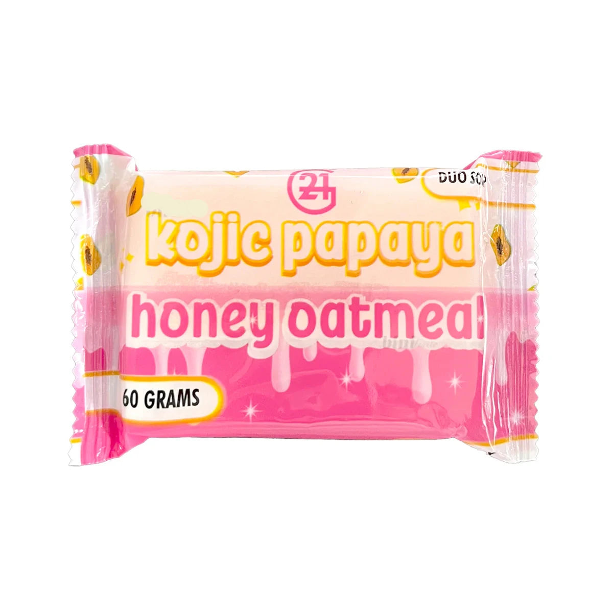 Package of Kojie Papaya Honey Oatmeal on a white background
