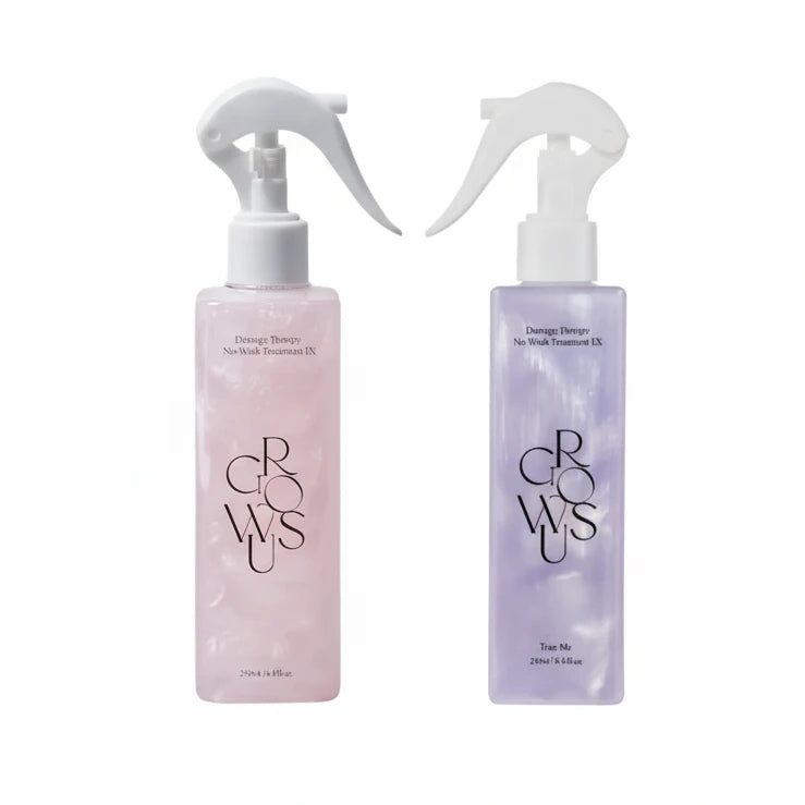 Two spray bottles with 'Cruelty Free' text on a white background