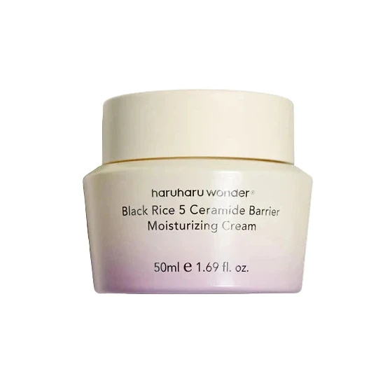 Haruharu Wonder moisturizing cream jar on a white background