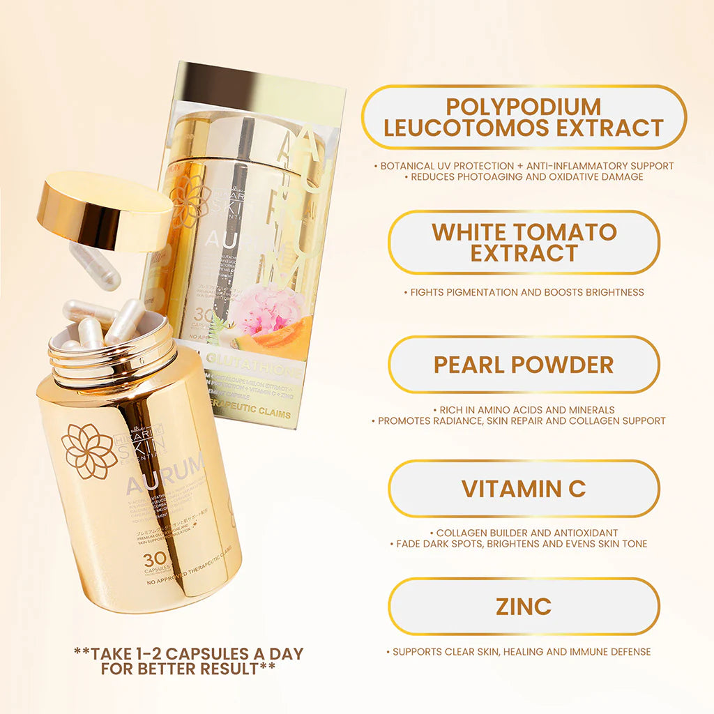 acetyl glutathione skin pigmentation Hikari Aurum S-Acetyl Sakura White Tomato Ceramide 30 Capsules Hikari Aurum S-Acetyl Glutathione