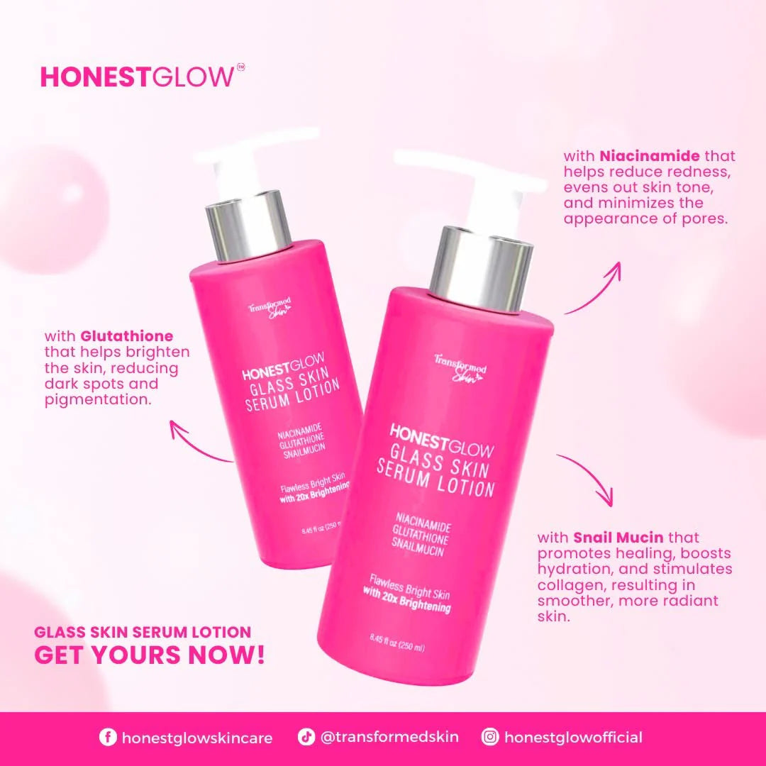 Honest Glow Glass Skin Serum Lotion