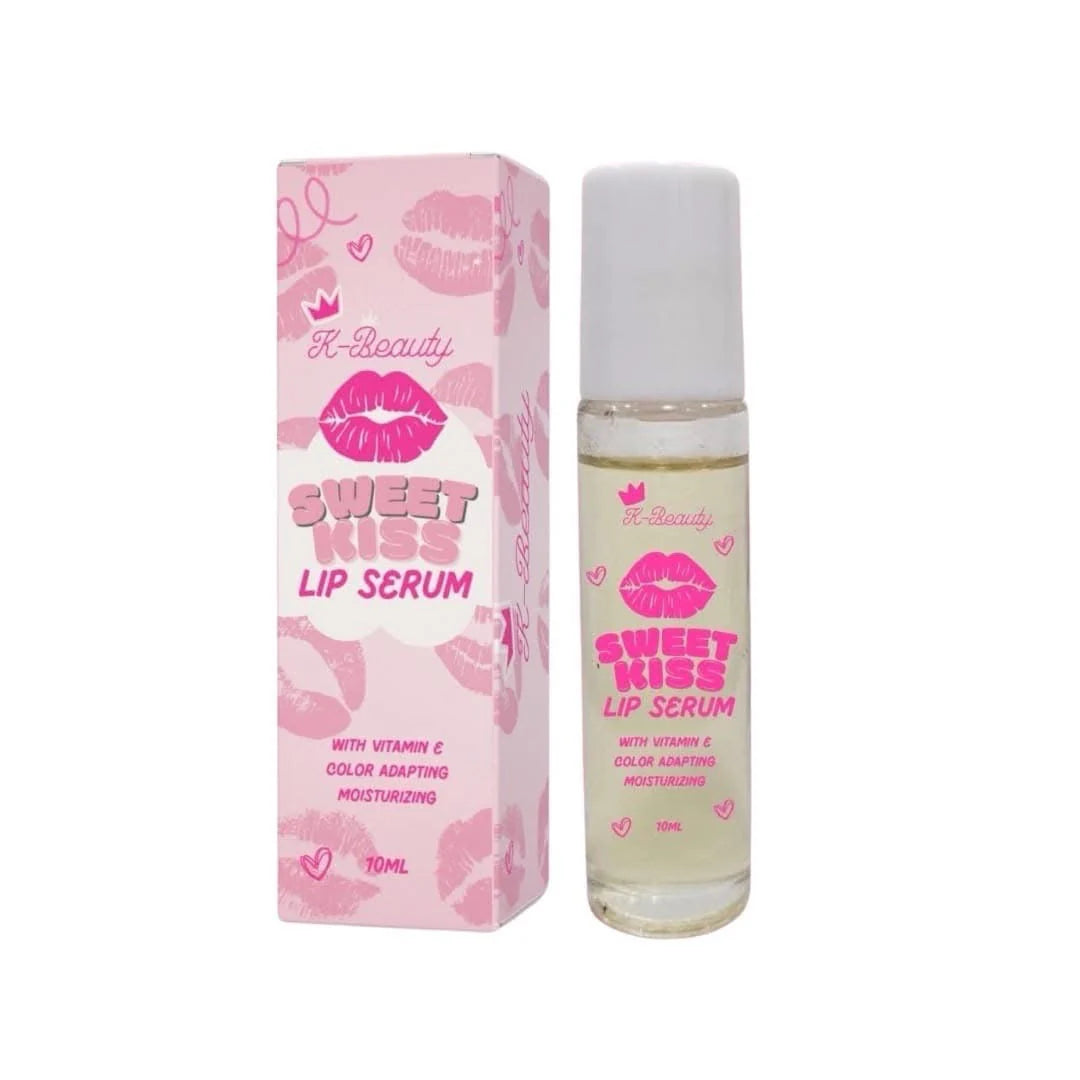 K-Beauty Sweet Kiss Lip Serum packaging and bottle on a white background