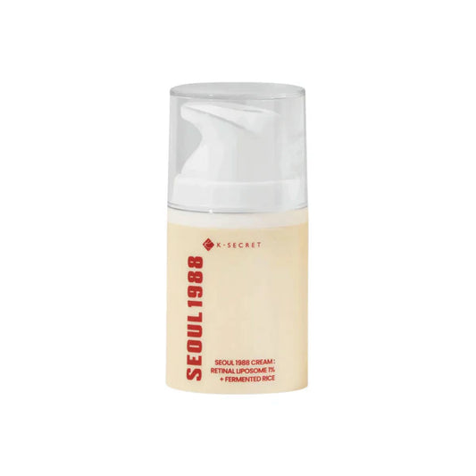 Skincare product with 'K-Secret' branding on a white background