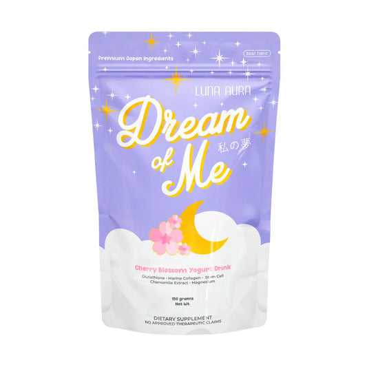 Luna Aura 'Dream of Me' product packaging on a white background