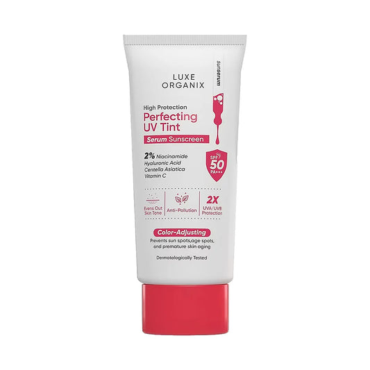 Luxe Organix High Protection Perfecting UV Tint Serum Sunscreen DewyDemure Australia