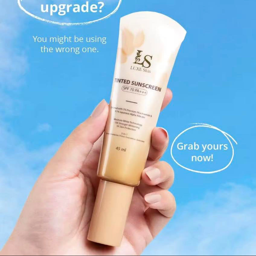 Luxe Skin Tinted Sunscreen Dewy Demure Australia