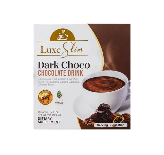 Luxe Slim Dark Chocolate Drink Dewy Demure Australia
