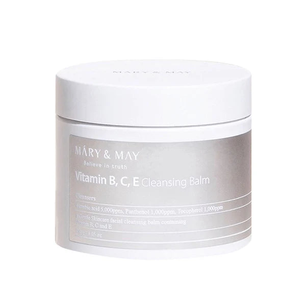 Jar of Mary & May Vitamin B, C, E Cleansing Balm on a white background