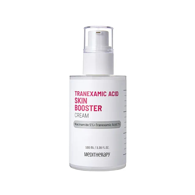 Tranexamic Acid Skin Booster Cream bottle on a white background