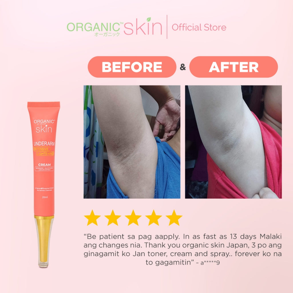 ORGANIC SKIN Underarm Intensive Lightening Cream Dewy Demure Australia