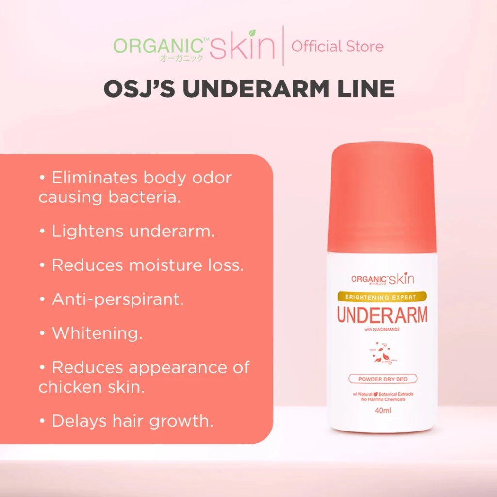 Organic Skin Intensive Whitening Powder Dry Deo