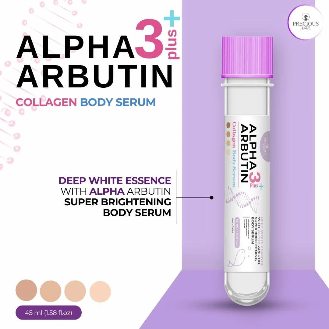 PRECIOUS SKIN Alpha Arbutin 3+ Plus Collagen Body Serum Dewy Demure Australia