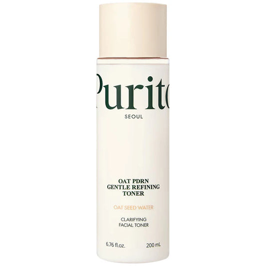 Purito toner bottle on a white background