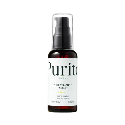 Purito serum bottle on a white background
