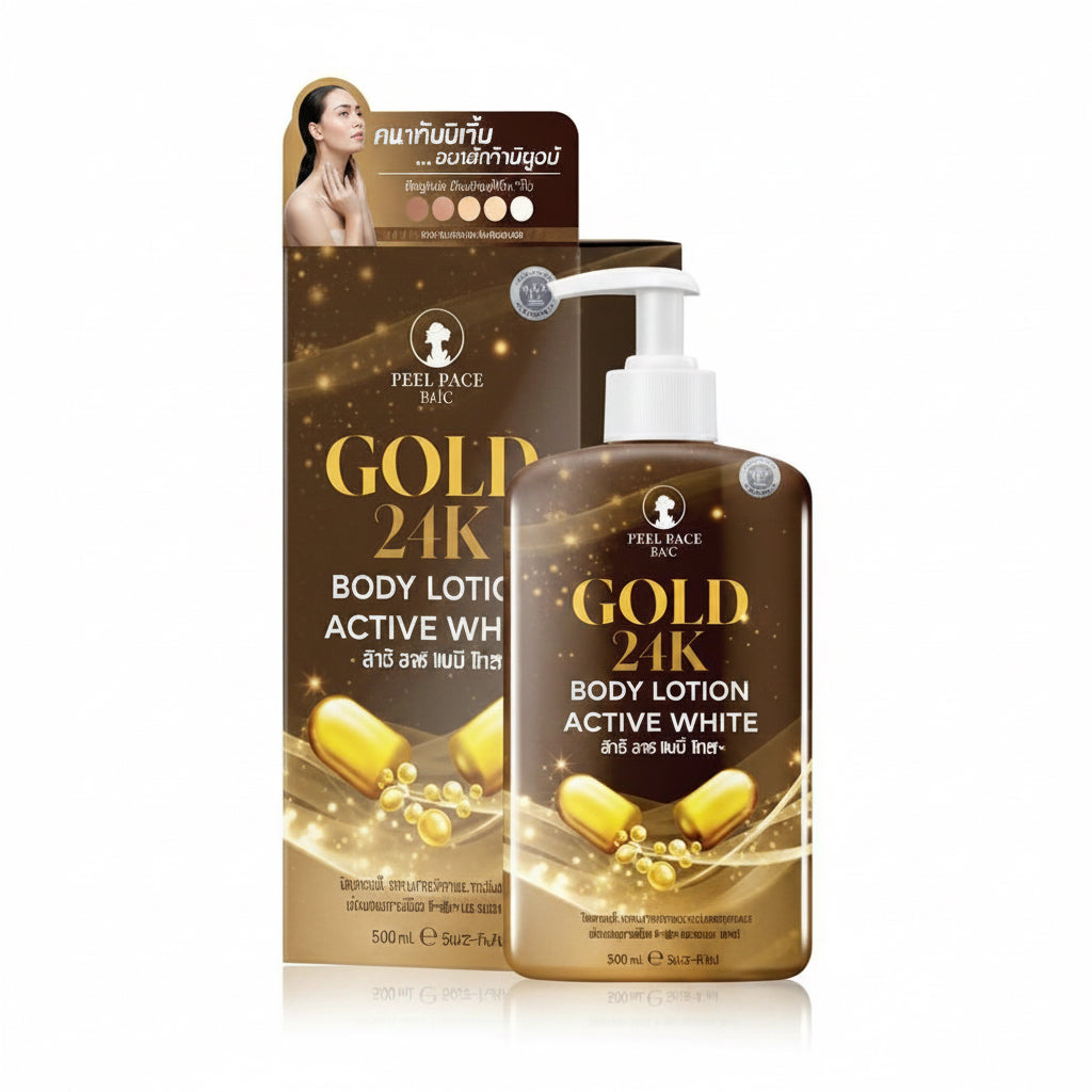 Precious Skin Thailand Gold 24K Body Lotion Active White Dewy Demure Australia