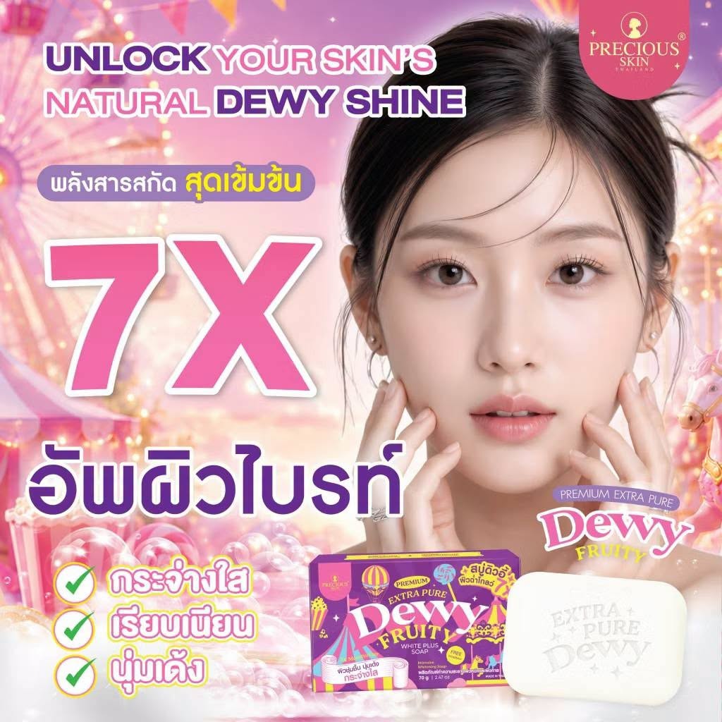 Precious Skin Thailand Premium Extra Pure Dewy Fruity White Plus Soap