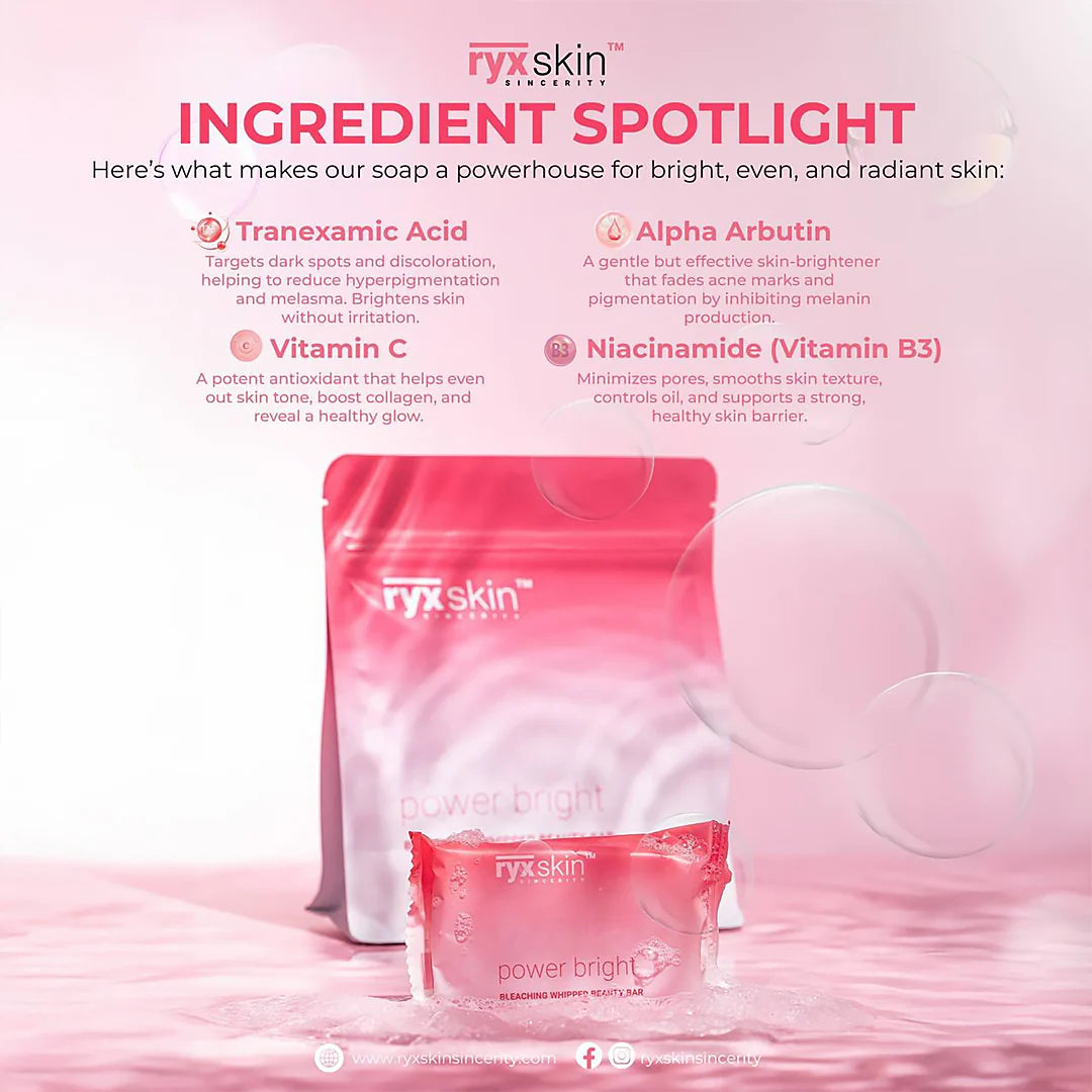  RYX Skin Power Bright Bleaching Whipped Beauty Bar Dewy Demure Australia