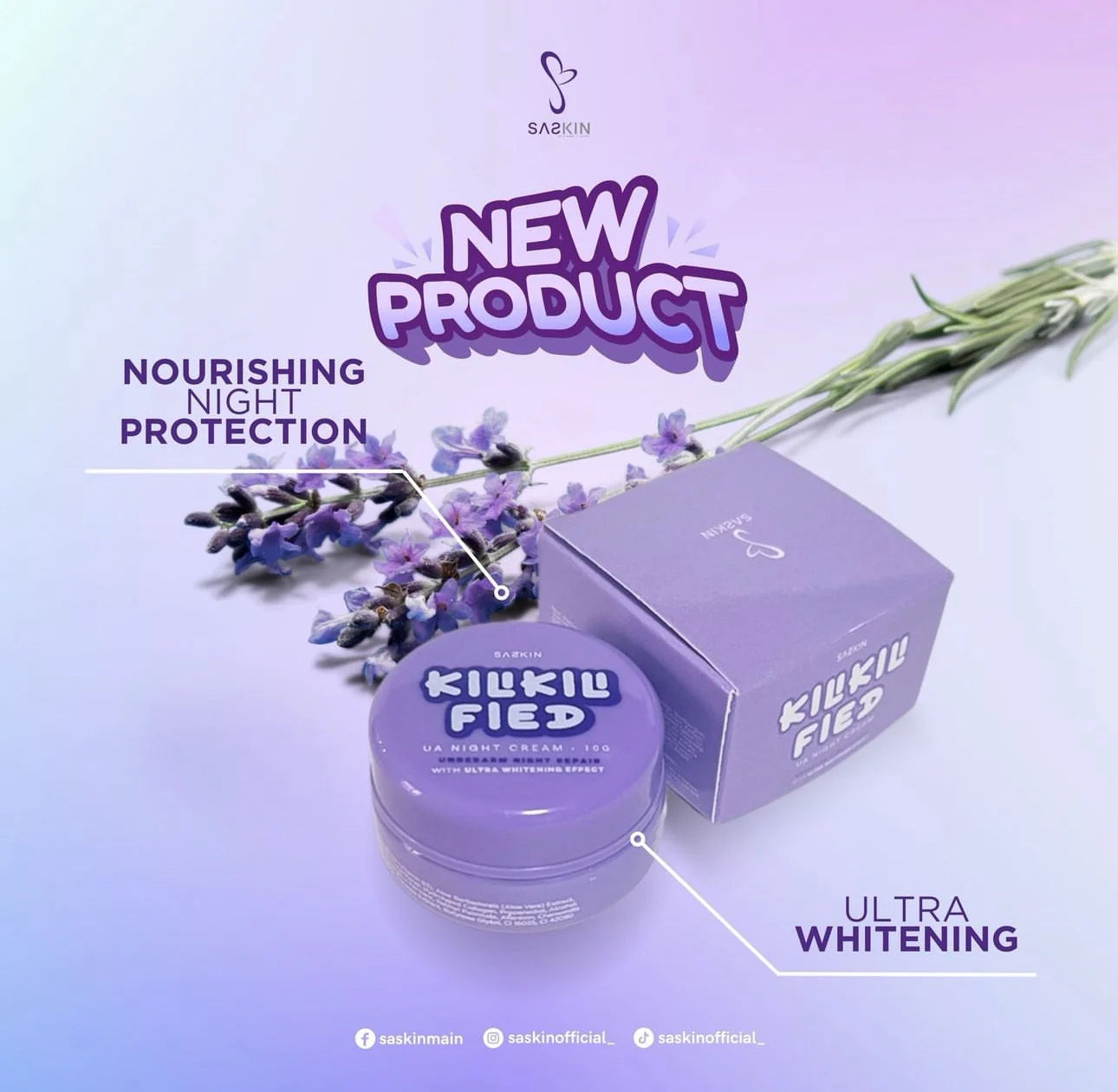 SASKIN KiliKilified UA Night Cream Dewy Demure Australia