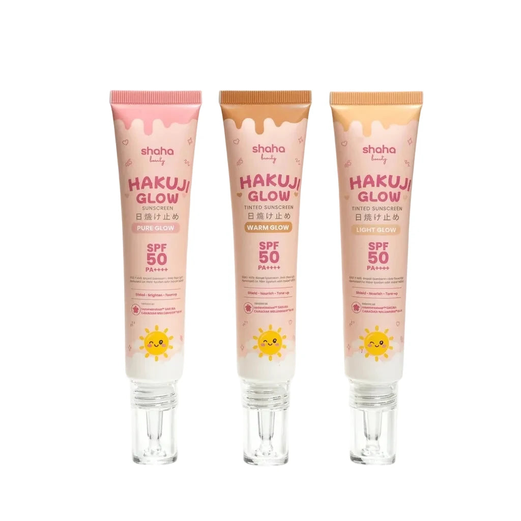 SHAHA BEAUTY Hakuji Glow Sunscreen SPF 50+ PA++++ Dewy Demure Australia