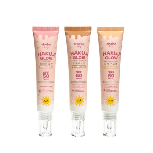SHAHA BEAUTY Hakuji Glow Sunscreen SPF 50+ PA++++ Dewy Demure Australia