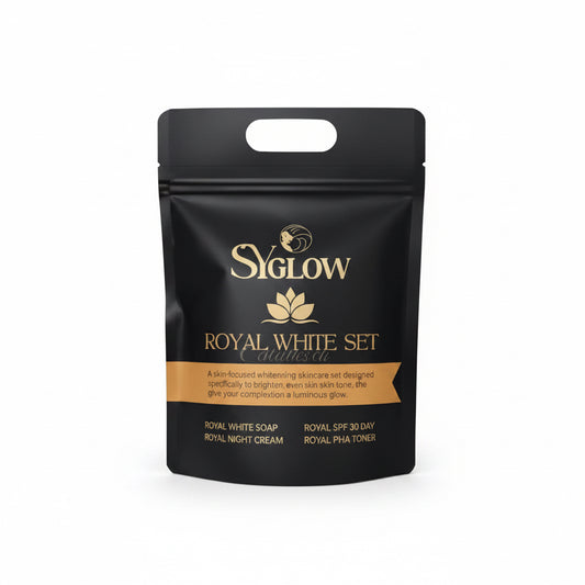 Siglow Royal White Set packaging on a white background