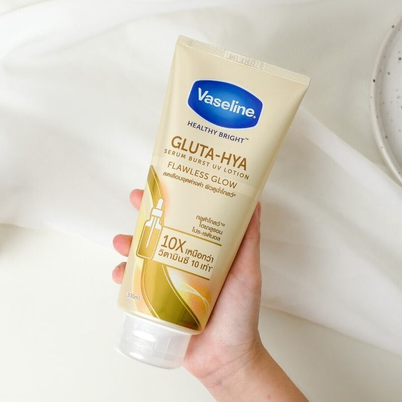 VASELINE Flawless Glow Gluta-Hya Serum Burst Body Lotion Dewy Demure Australia
