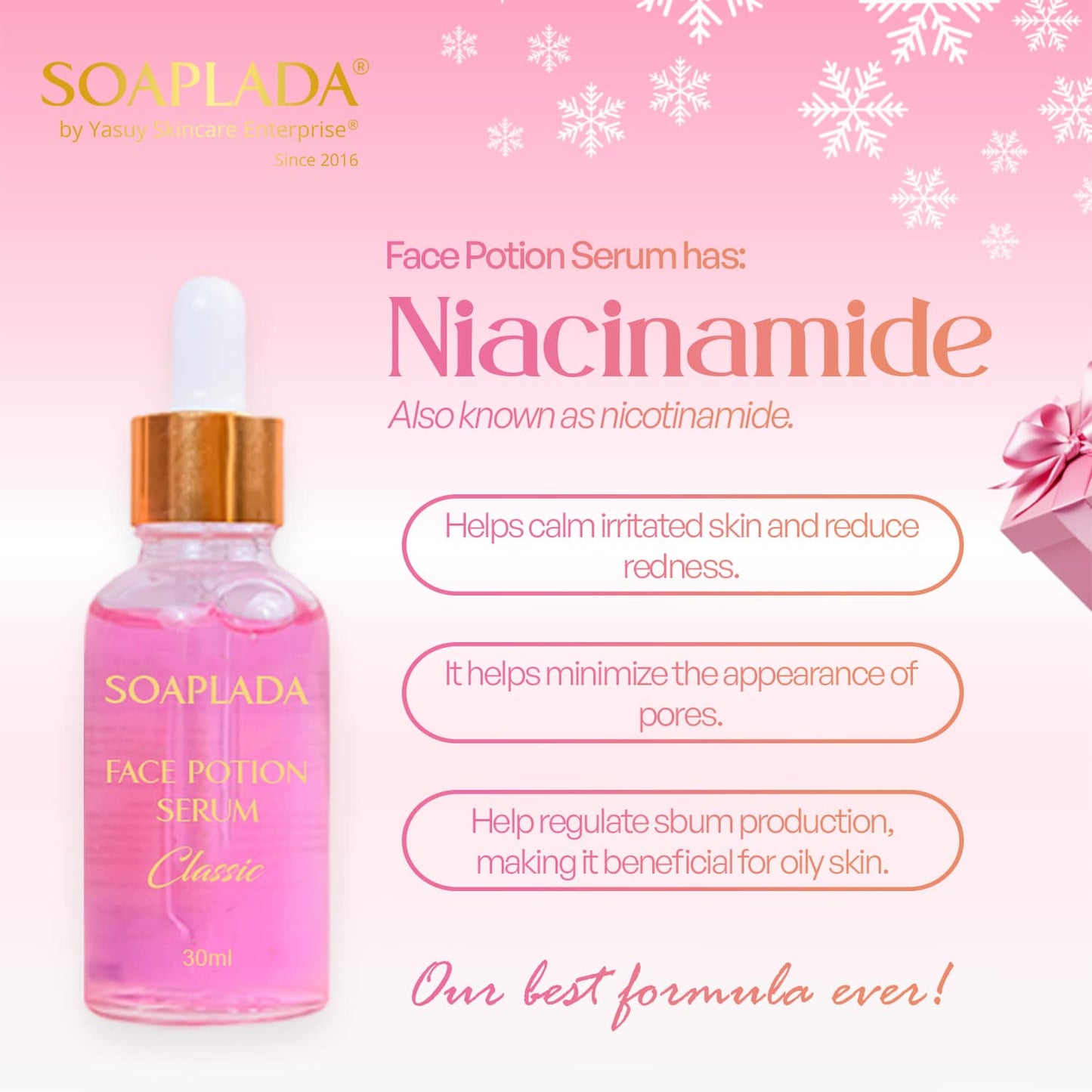 YASUY Soaplada Face Potion Serum Classic Dewy Demure Australia
