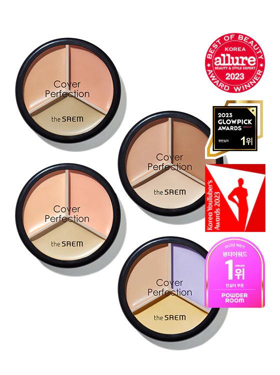 Cover Perfection Triple Pot Concealer - Jjoseon Beauty